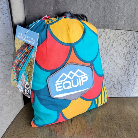 NEW EQUIP Tree Hammock, Blue, open size: 116" L x 59" W - Picture 7 of 8